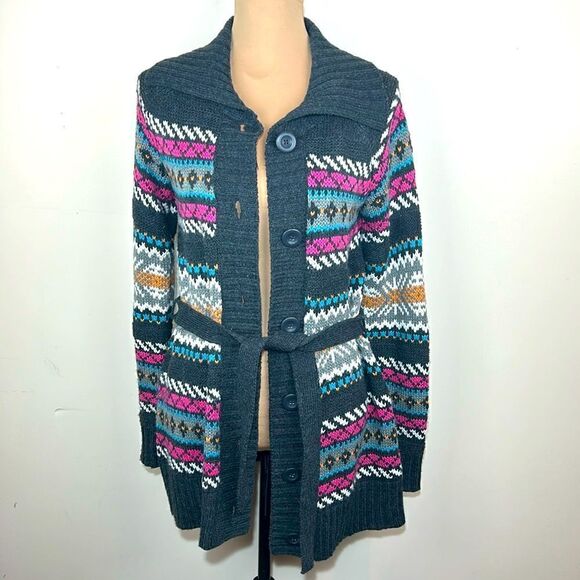 Carolyn Taylor button down sweater size medium - Picture 1 of 9